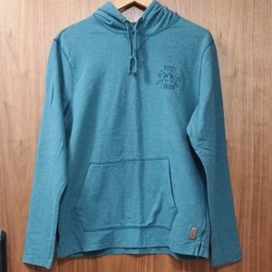 Roots Teal Hoodie Sweatshirt for Men